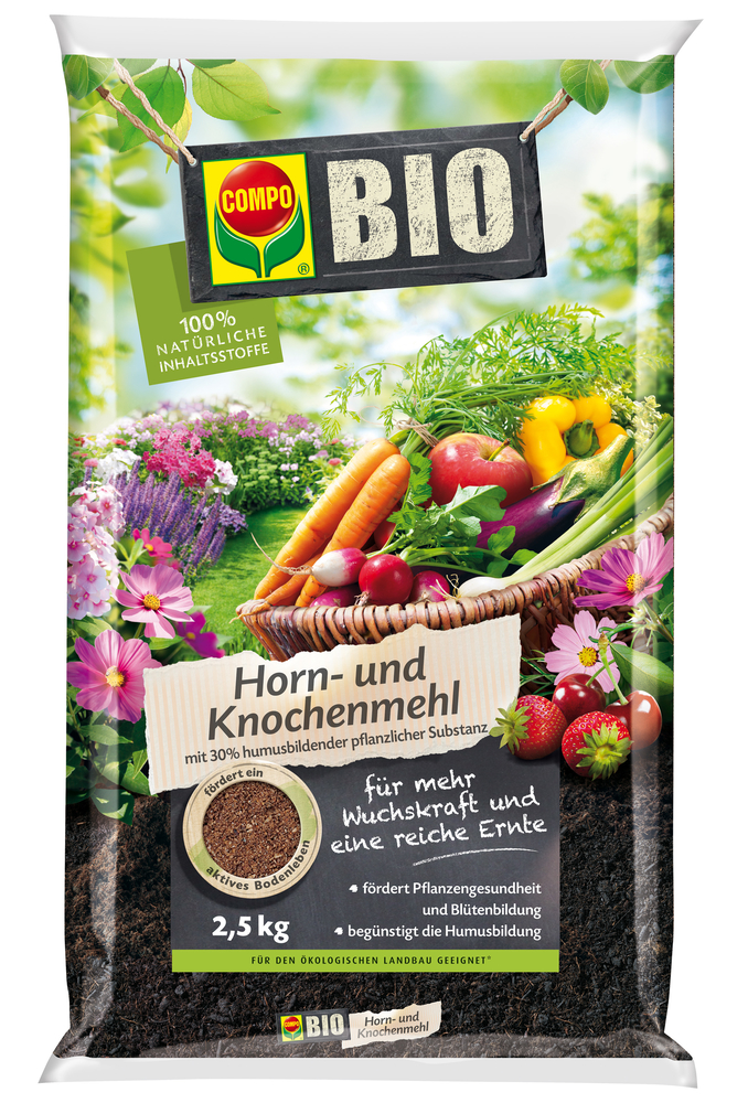 COMPO COMPO Bio Horn u.Knochenmehl 2,5kg Compo EREG