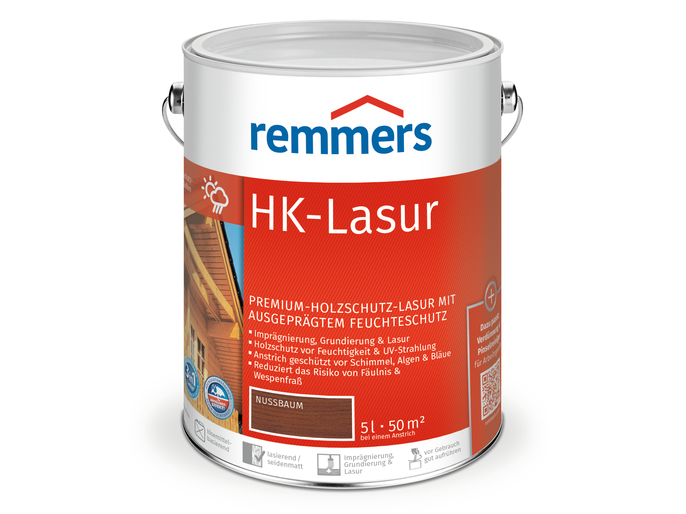 REMMERS BAUSTOFFTECHNIK GMBH HK-Lasur nussbaum 5l 