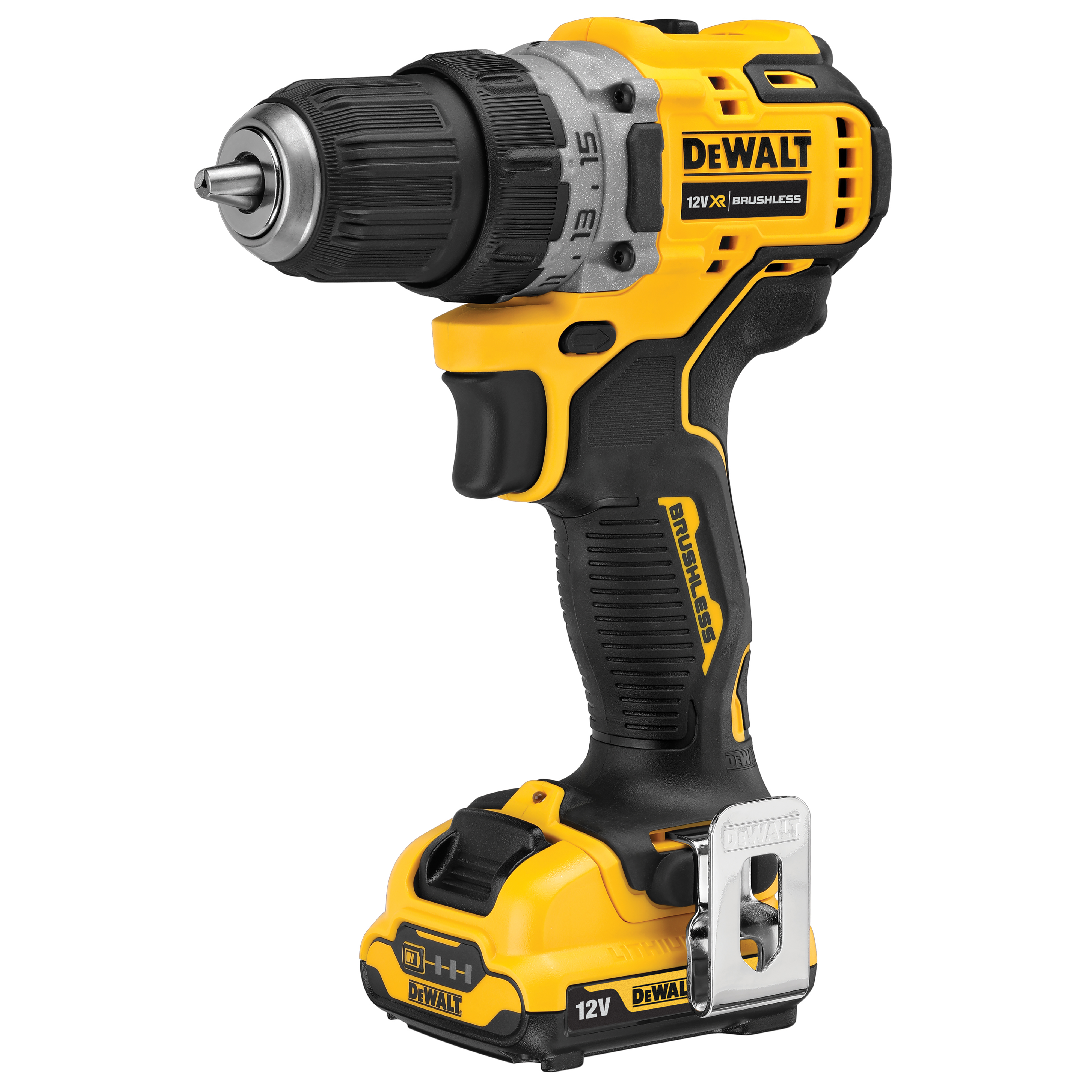 DEWALT STANLEY Akku-Bohrschrauber 12V/2Ah 2x 2Ah, Ladegeät im Koffer DeWALT